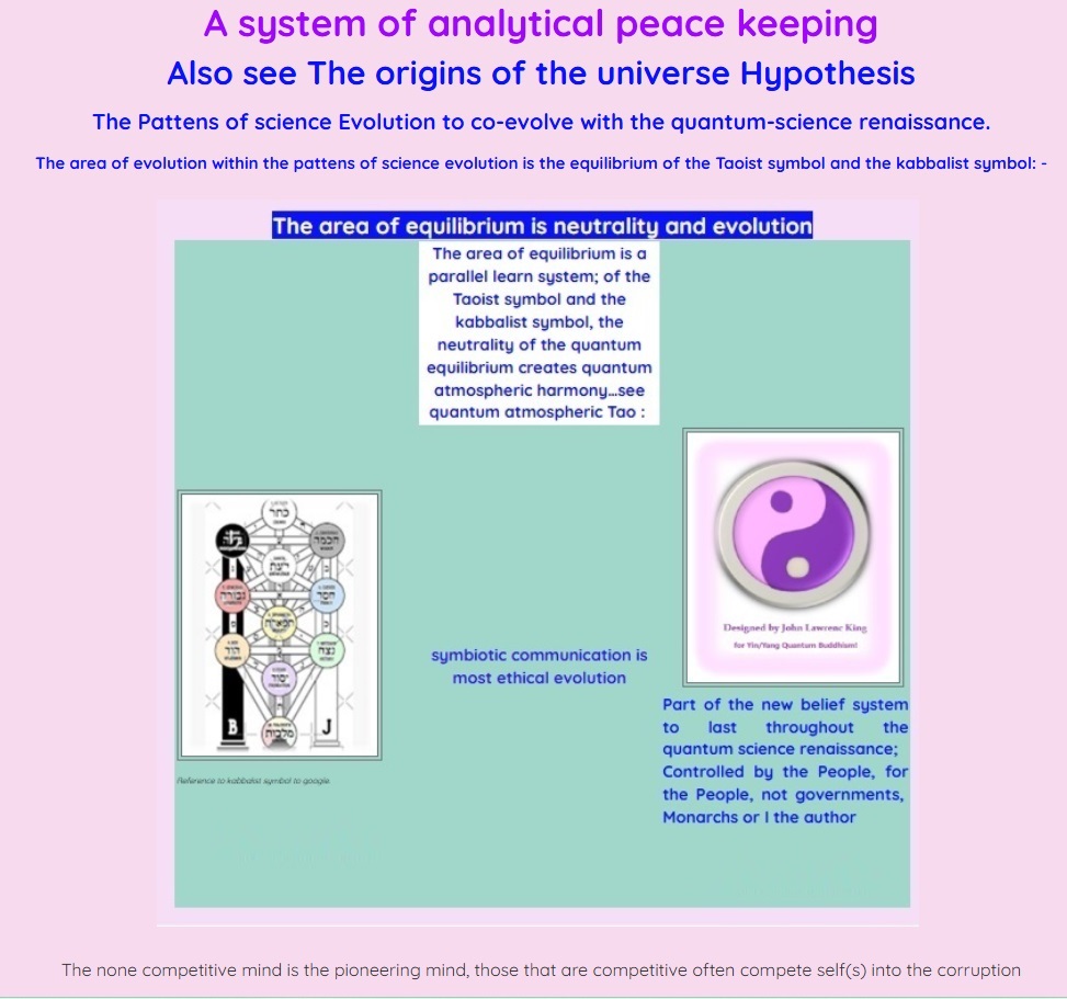 The area of equilibrium is neutrality and evolution The area of equilibrium is neutrality and evolution